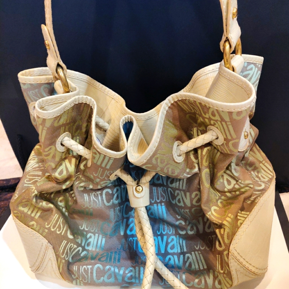 Pastel/Beige - Just Cavalli Satchel. Like New.